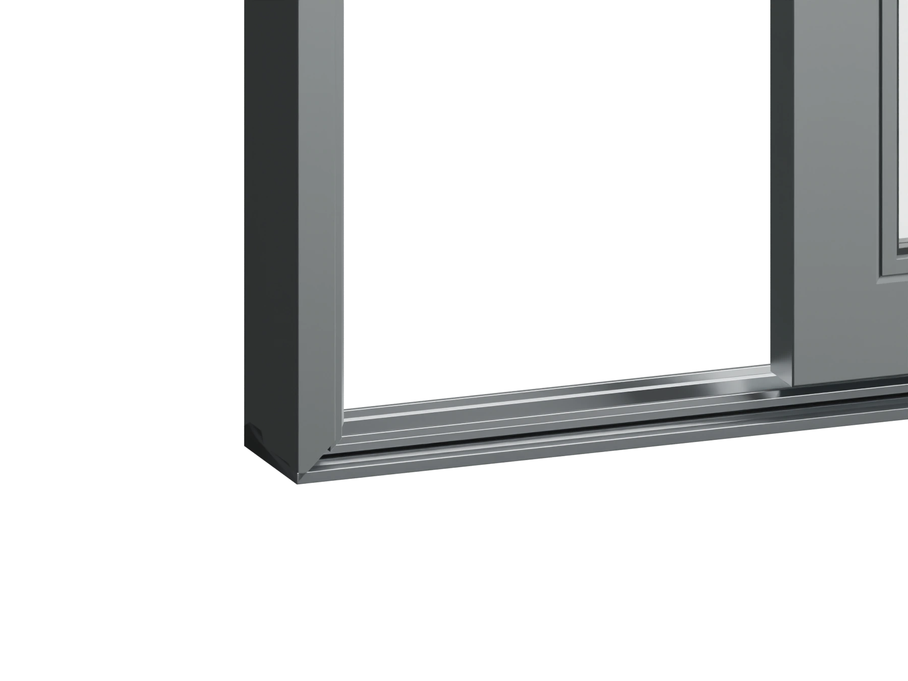 Schwelle und unterer Anschluss – Concept Patio 130