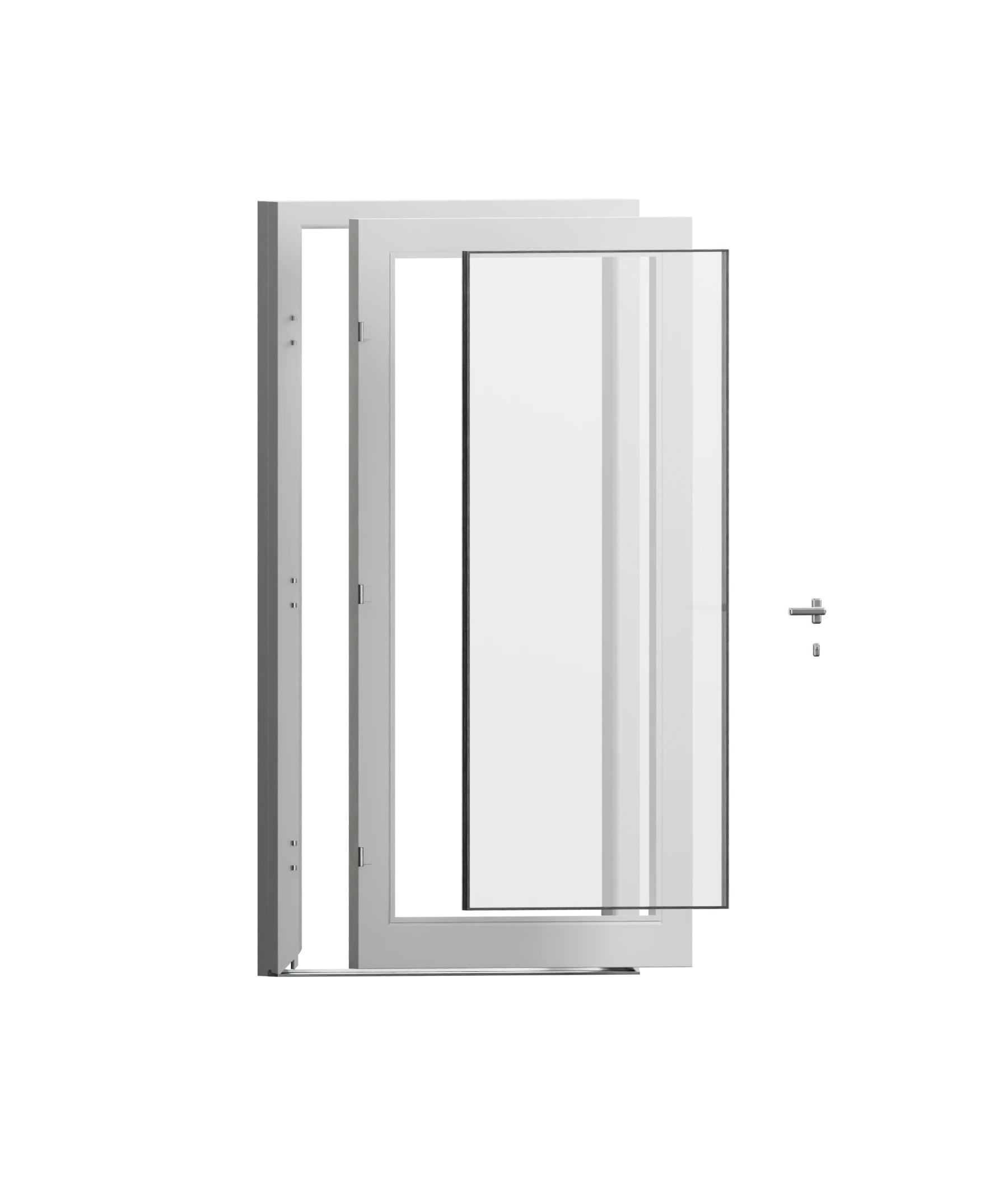 IDEAL NEO MD MONOBLOCK Haustür – Bauteile im Überblick