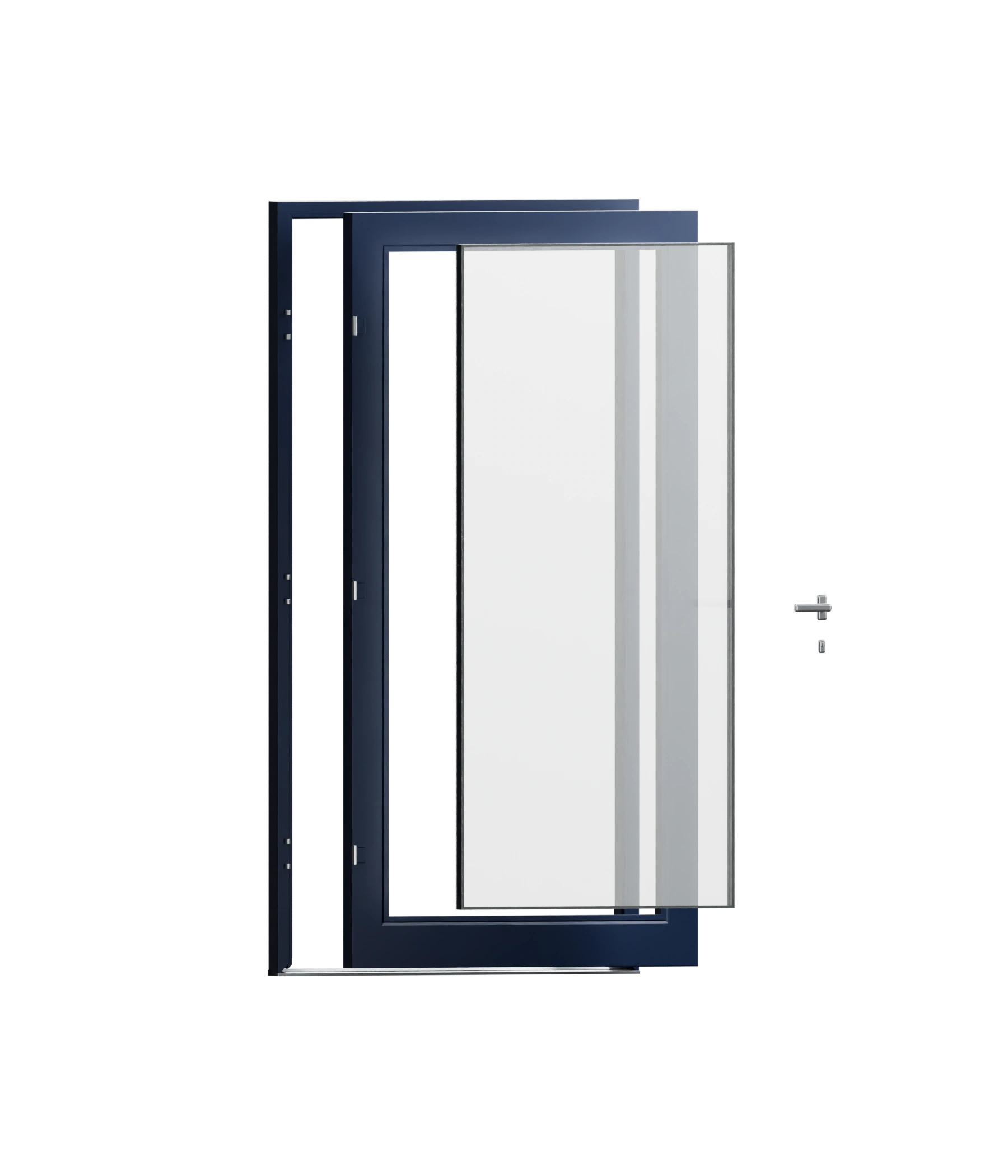 MB-70 Haustür – Bauteile im Überblick
