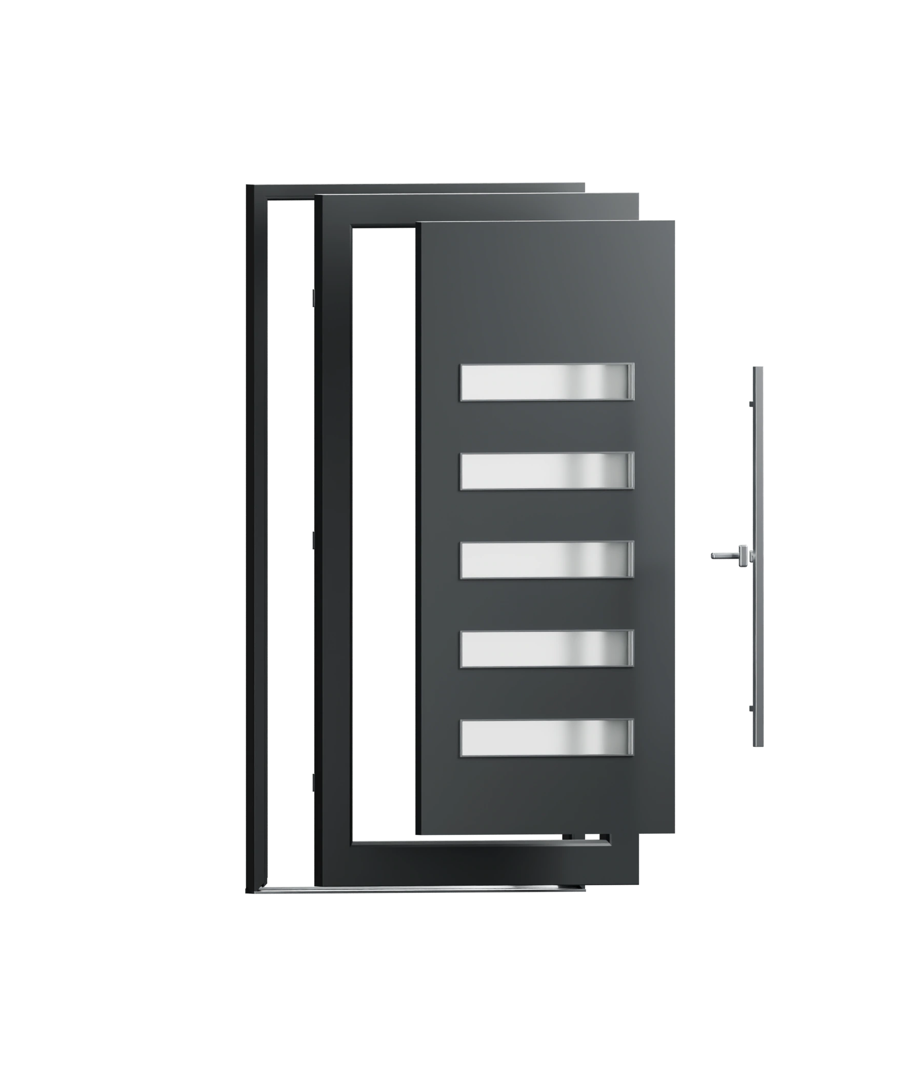 MB-79N SI+ Haustür – Bauteile im Überblick