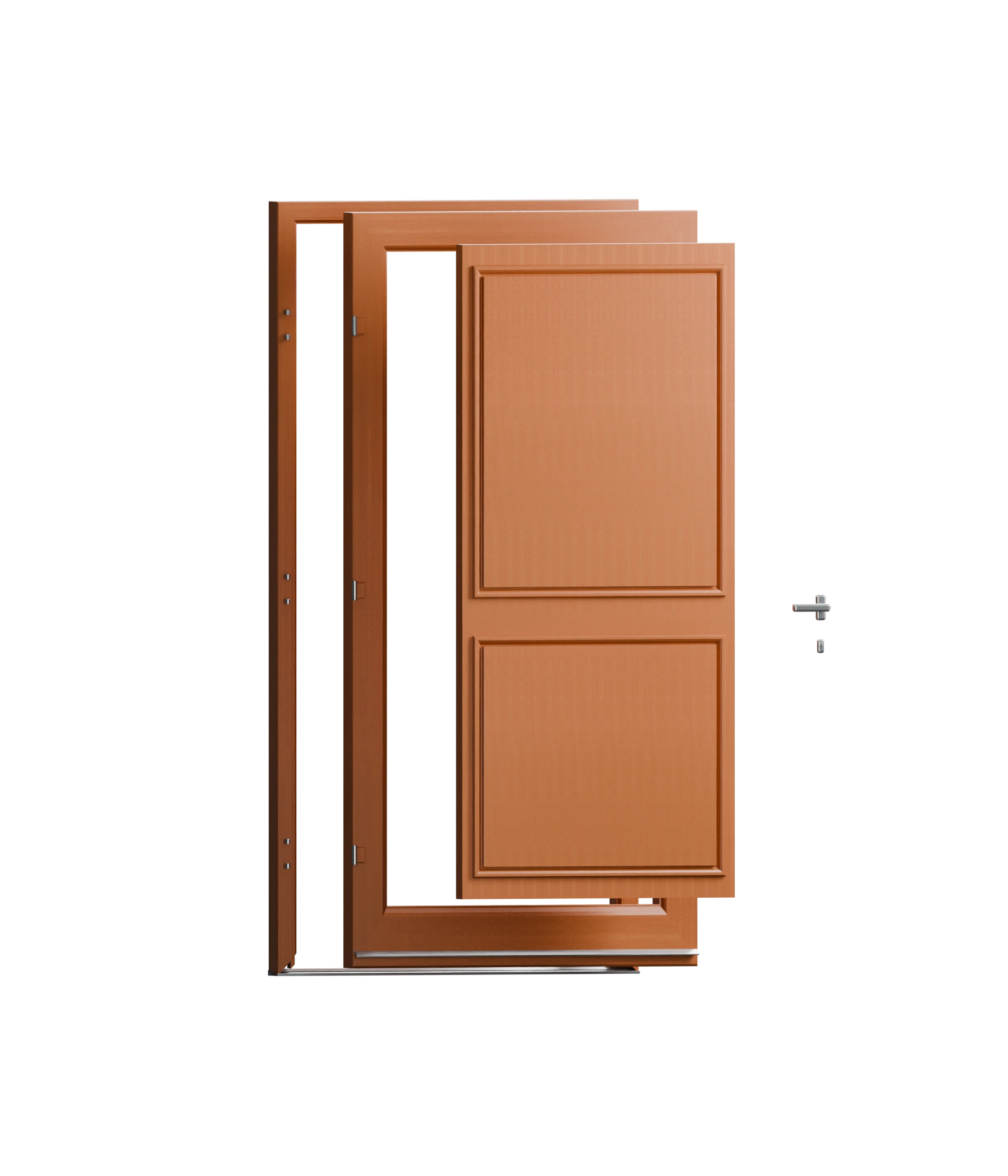 SOFTLINE 68 Haustür – Bauteile im Überblick