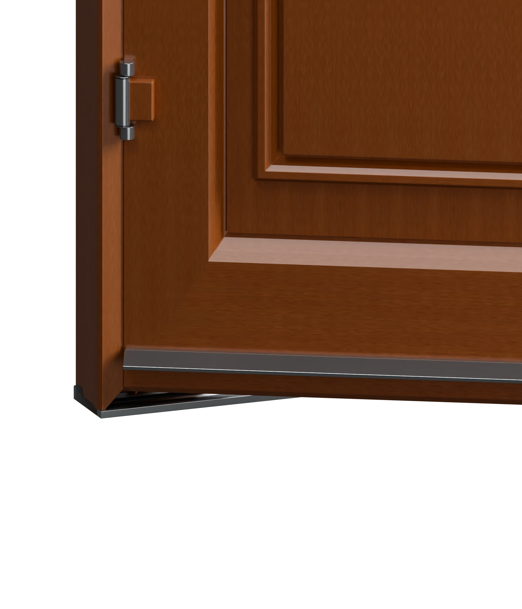 SOFTLINE 68 Haustür – Schwelle und unterer Anschluss