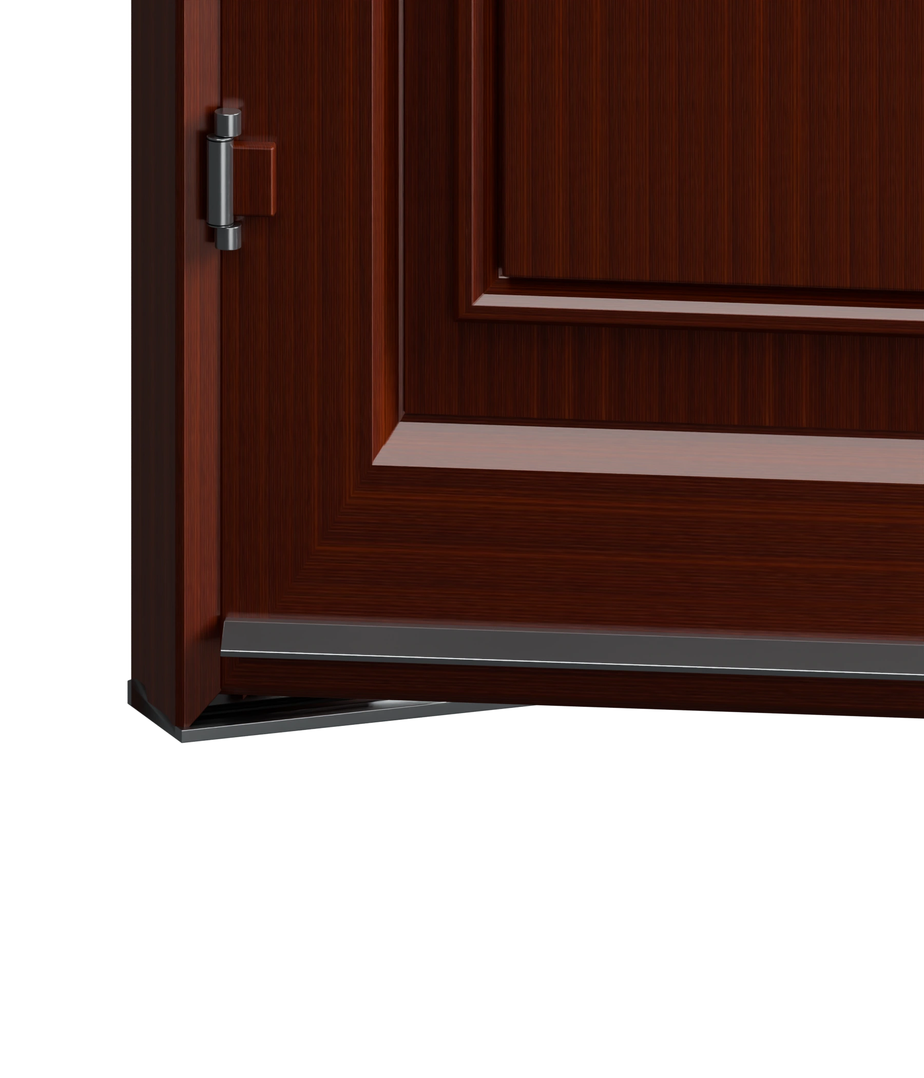 SOFTLINE 78 Haustür – Schwelle und unterer Anschluss